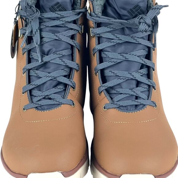 NWOT Columbia Women's Keetley Waterproof/Insulated Winter Boots Sz 8 Brown Grey - Picture 4 of 15